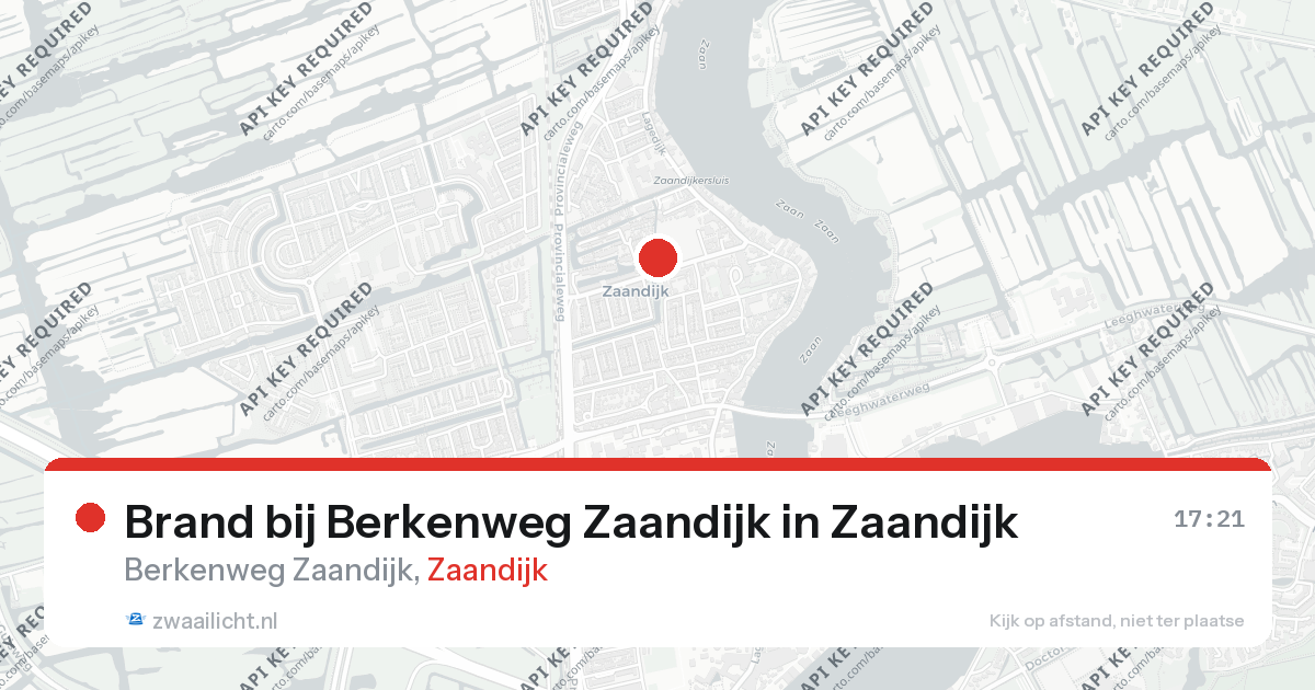 Brand bij Berkenweg Zaandijk in Zaandijk — 26 aug 2026