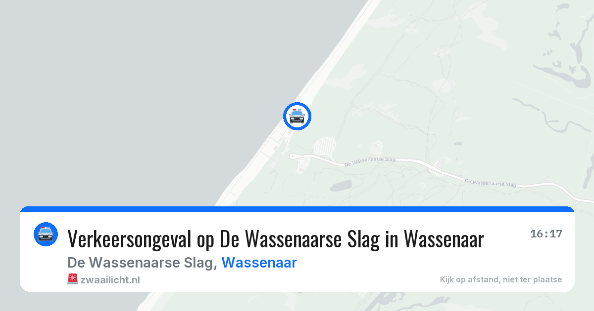 Verkeersongeval op De Wassenaarse Slag in Wassenaar — 1 apr 2026