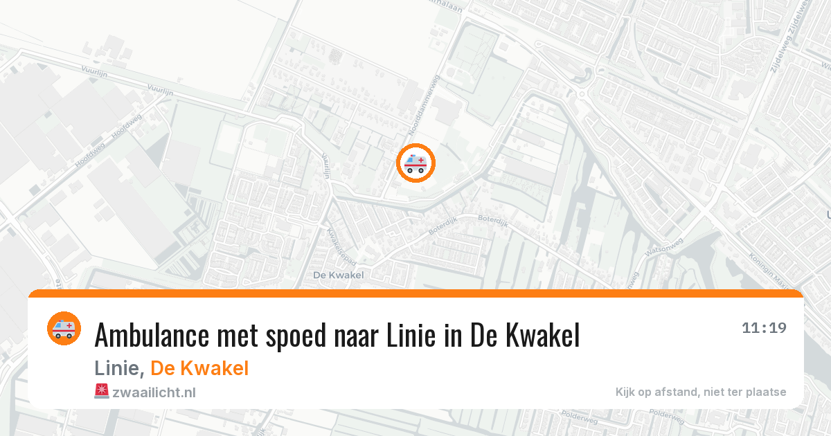 Ambulance met spoed naar Linie in De Kwakel — 30 mrt 2026