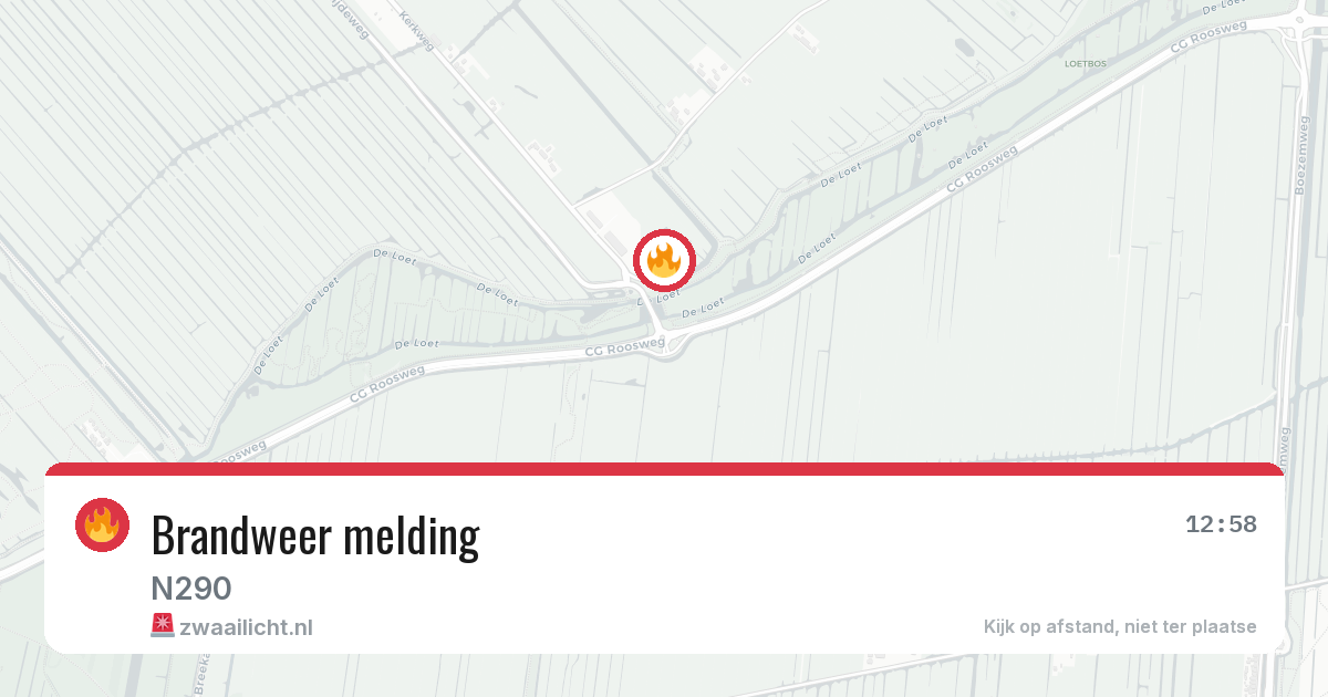 Brandweer melding — 11 jun 2026