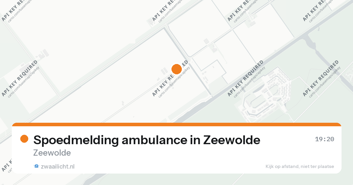 Spoedmelding ambulance in Zeewolde — 25 aug 2026