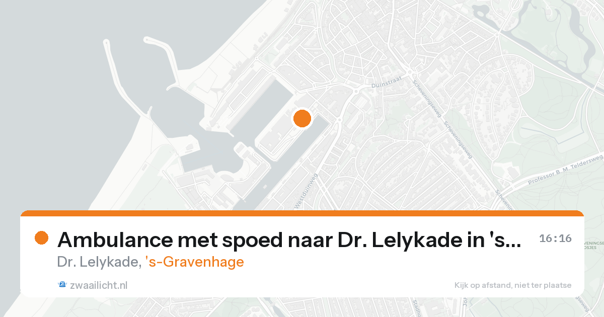 Ambulance met spoed naar Dr. Lelykade in 's-Gravenhage — 18 aug 2026