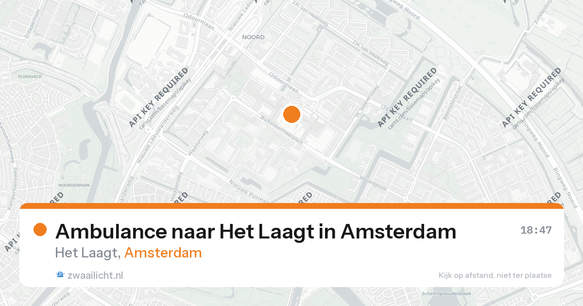 Ambulance naar Het Laagt in Amsterdam — 26 aug 2026