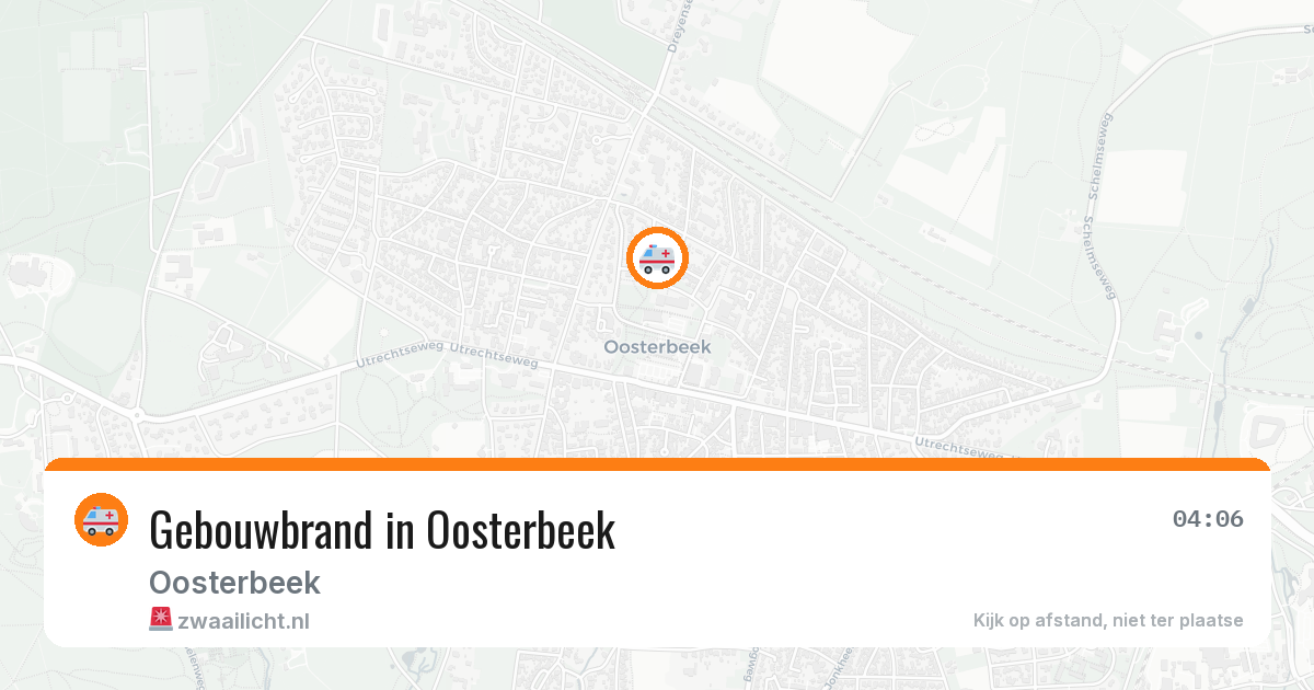 Gebouwbrand in Oosterbeek — 7 jun 2026