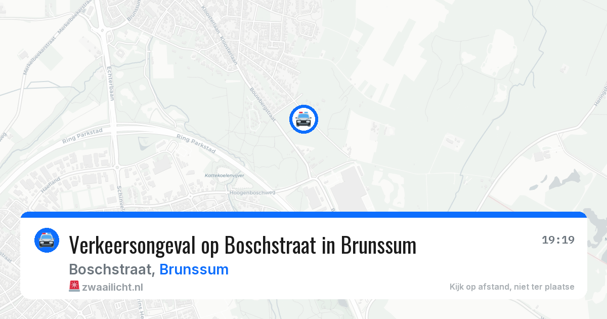Verkeersongeval op Boschstraat in Brunssum — 22 mrt 2026