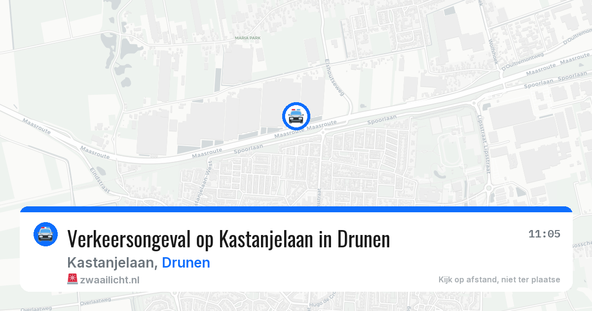 Verkeersongeval op Kastanjelaan in Drunen — 30 mei 2026