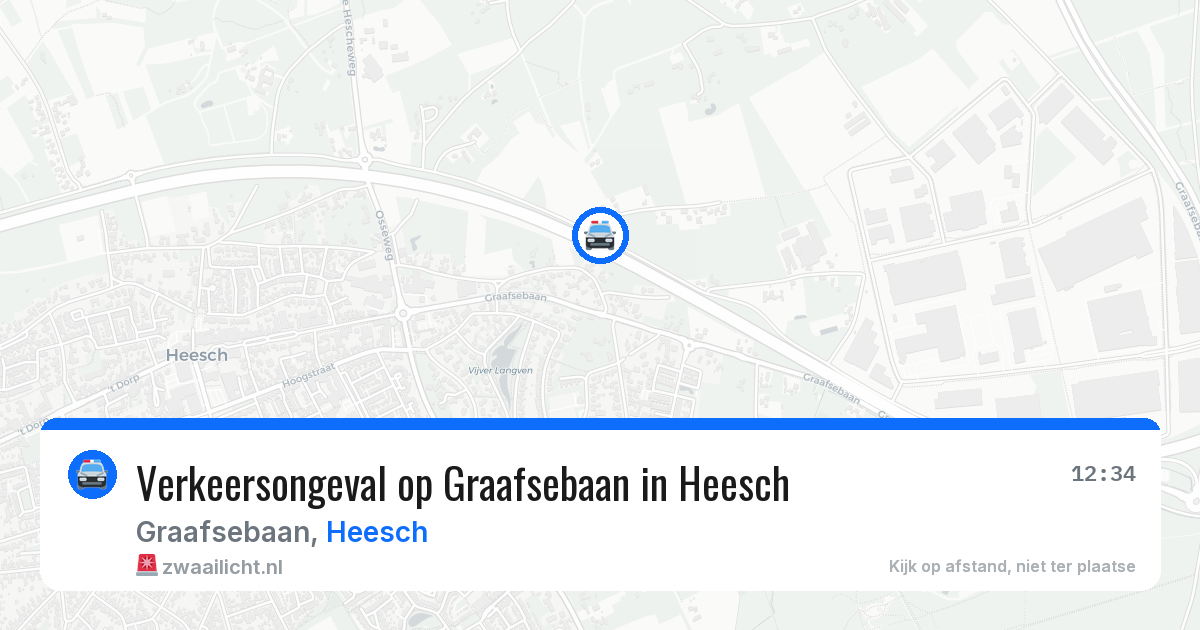 Verkeersongeval op Graafsebaan in Heesch — 30 jul 2026