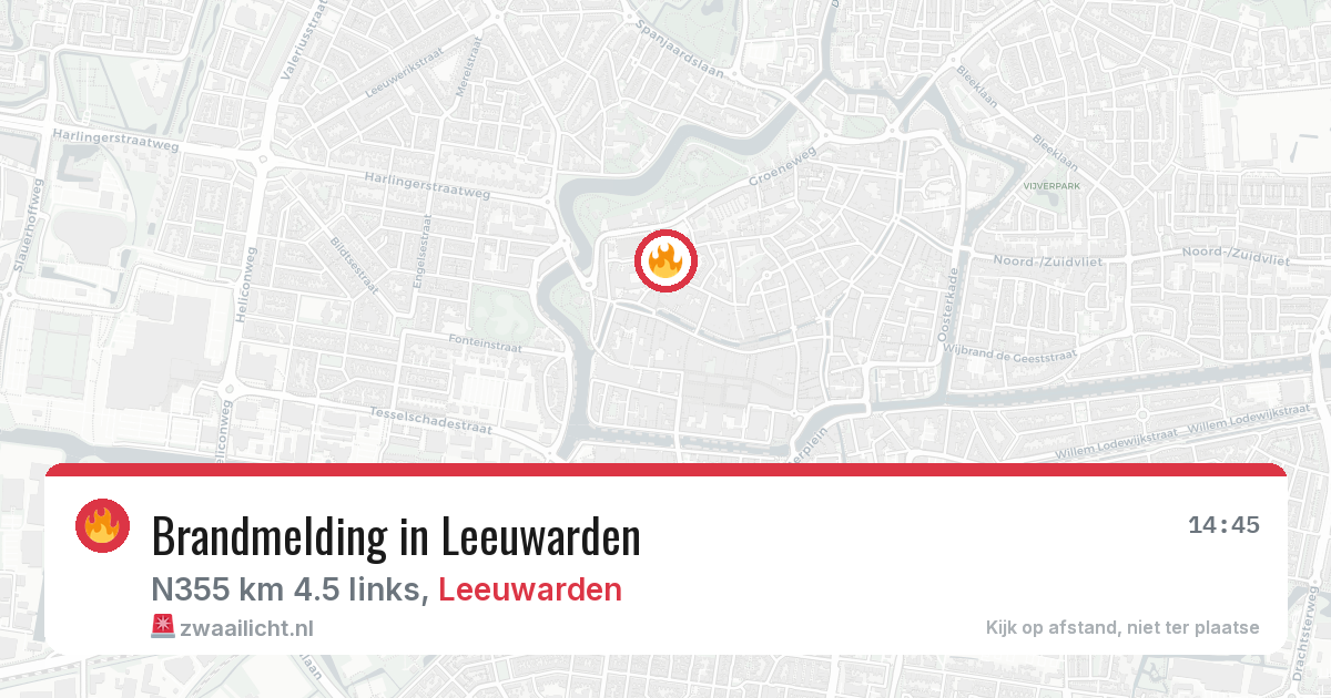 Brandmelding in Leeuwarden — 28 jul 2026
