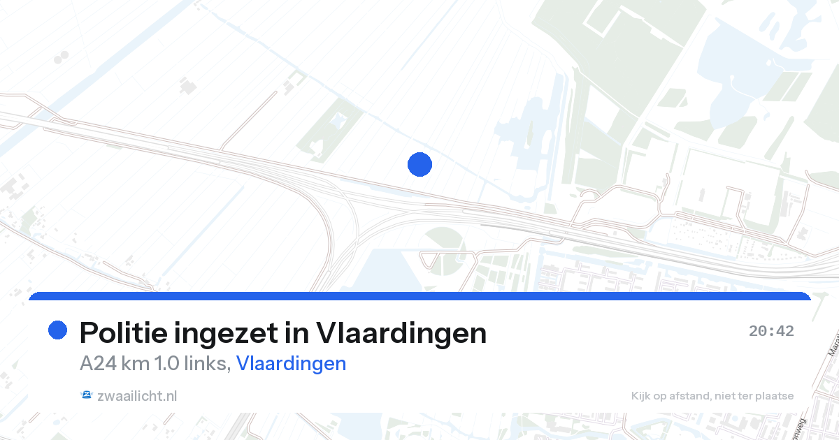 Politie ingezet in Vlaardingen — 26 aug 2026 | 🚨 Zwaailicht.nl