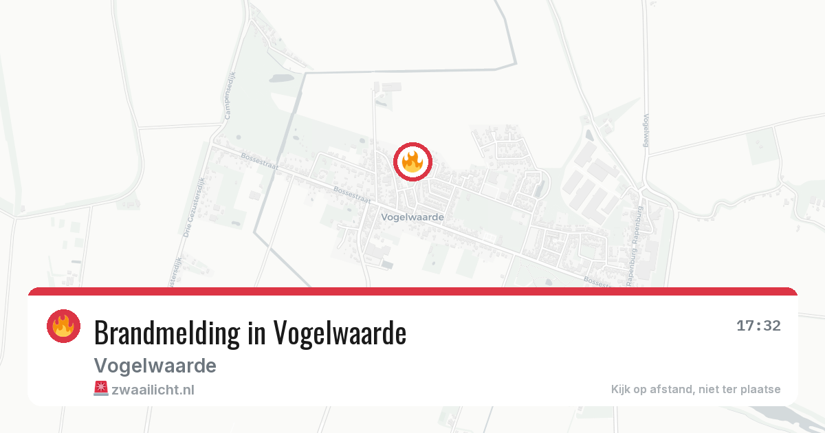 Brandmelding in Vogelwaarde — 11 jun 2026