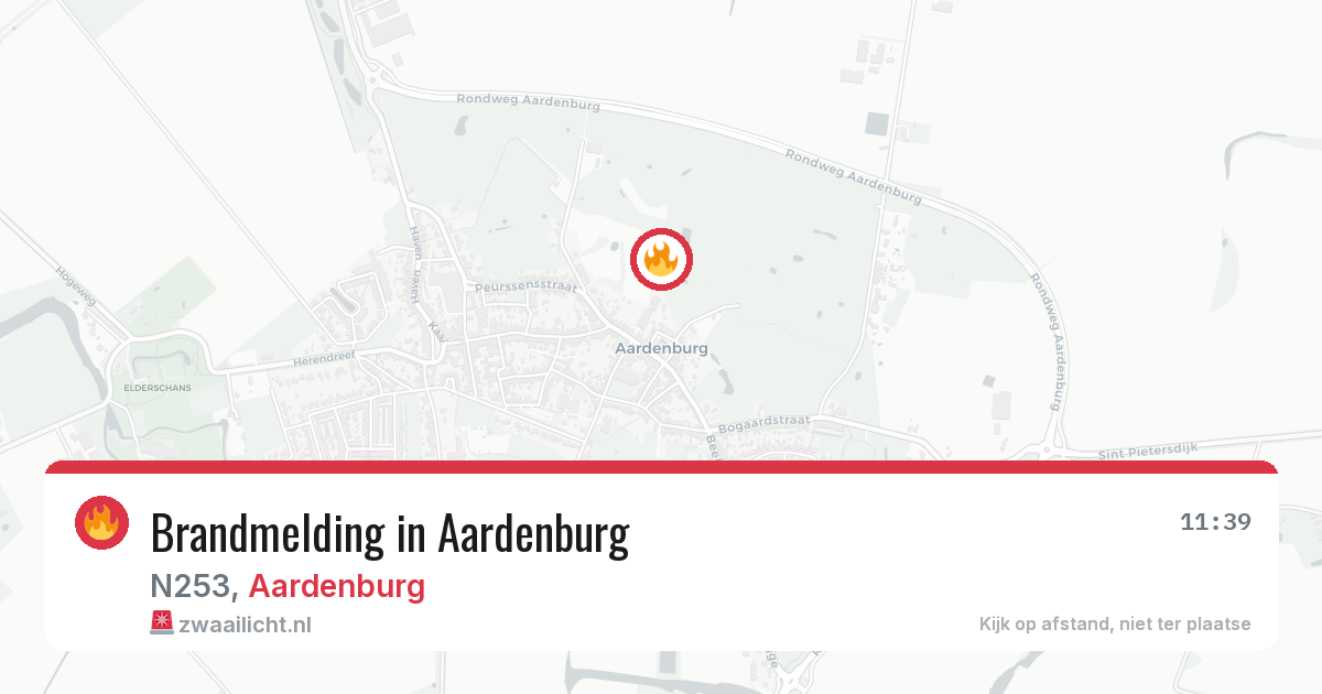 Brandmelding in Aardenburg — 12 mei 2026