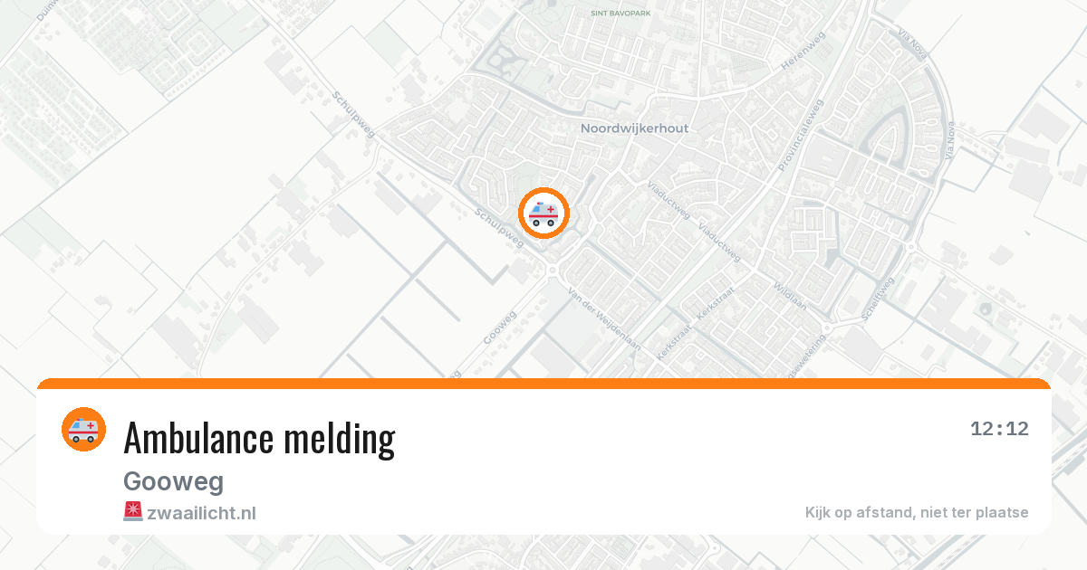 Ambulance melding — 21 mei 2026