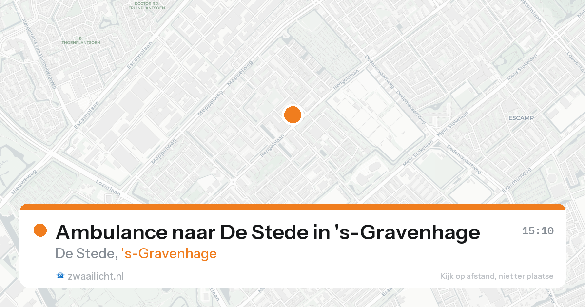 Ambulance naar De Stede in 's-Gravenhage — 30 jan 2026