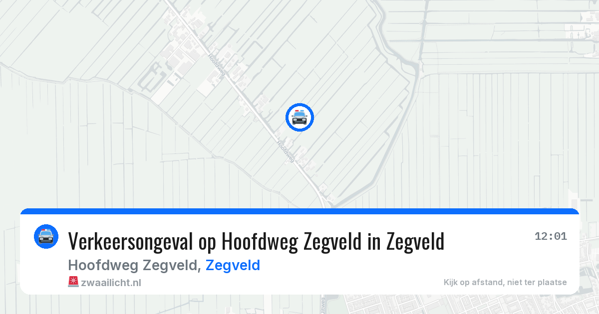 Verkeersongeval op Hoofdweg Zegveld in Zegveld — 15 jul 2026