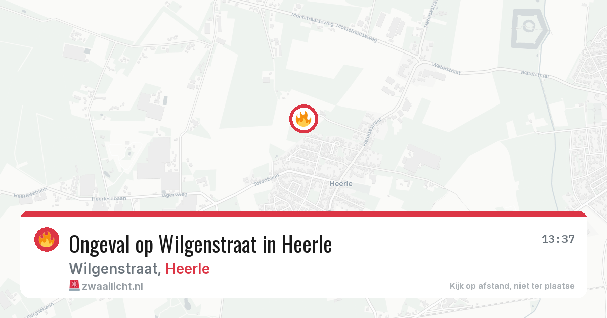 Ongeval op Wilgenstraat in Heerle — 3 jun 2026
