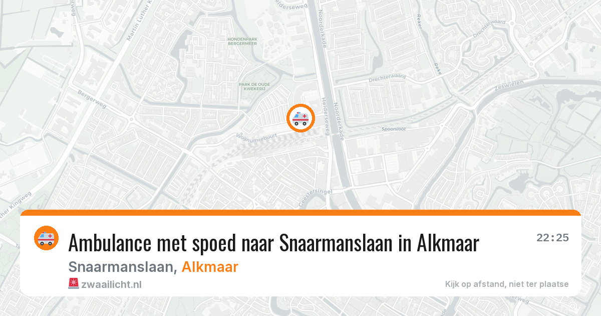 Ambulance met spoed naar Snaarmanslaan in Alkmaar — 28 jun 2026