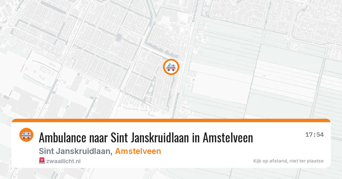 Ambulance naar Sint Janskruidlaan in Amstelveen — 29 jan 2026