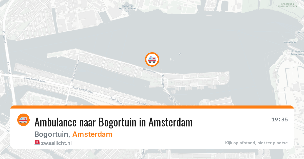 Ambulance naar Bogortuin in Amsterdam — 24 jun 2026