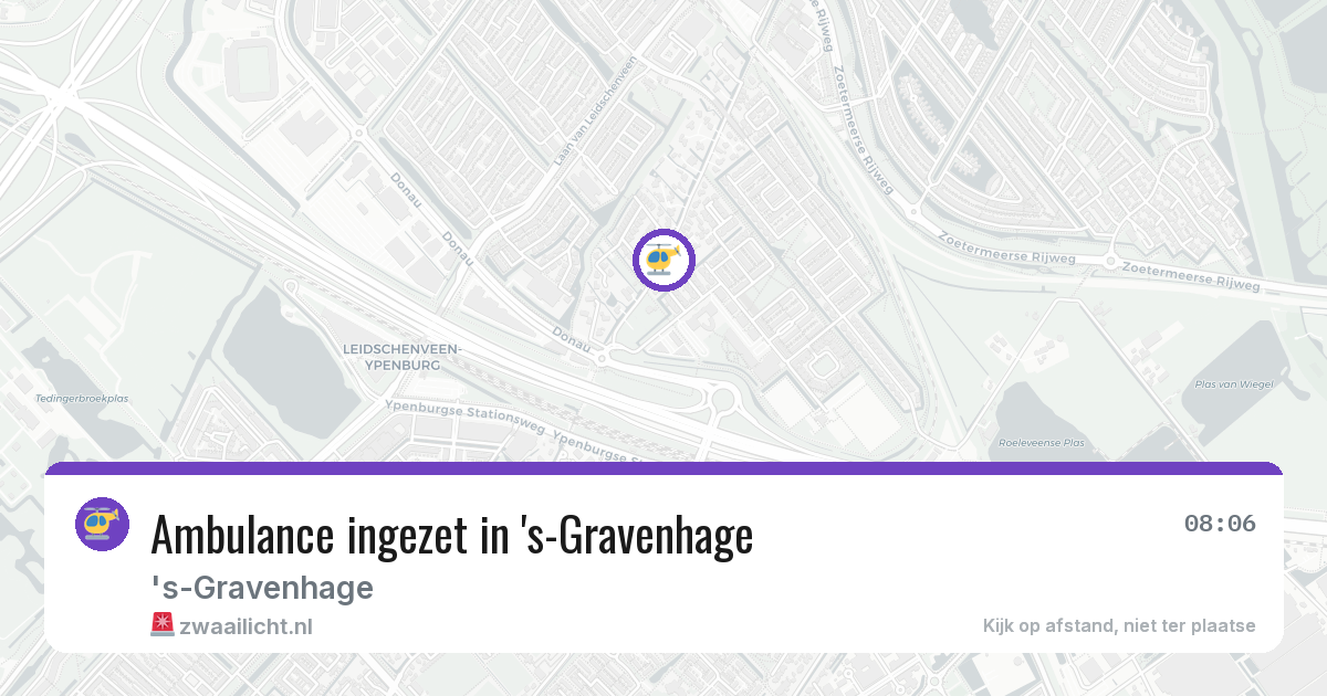 Ambulance ingezet in 's-Gravenhage — 3 apr 2026