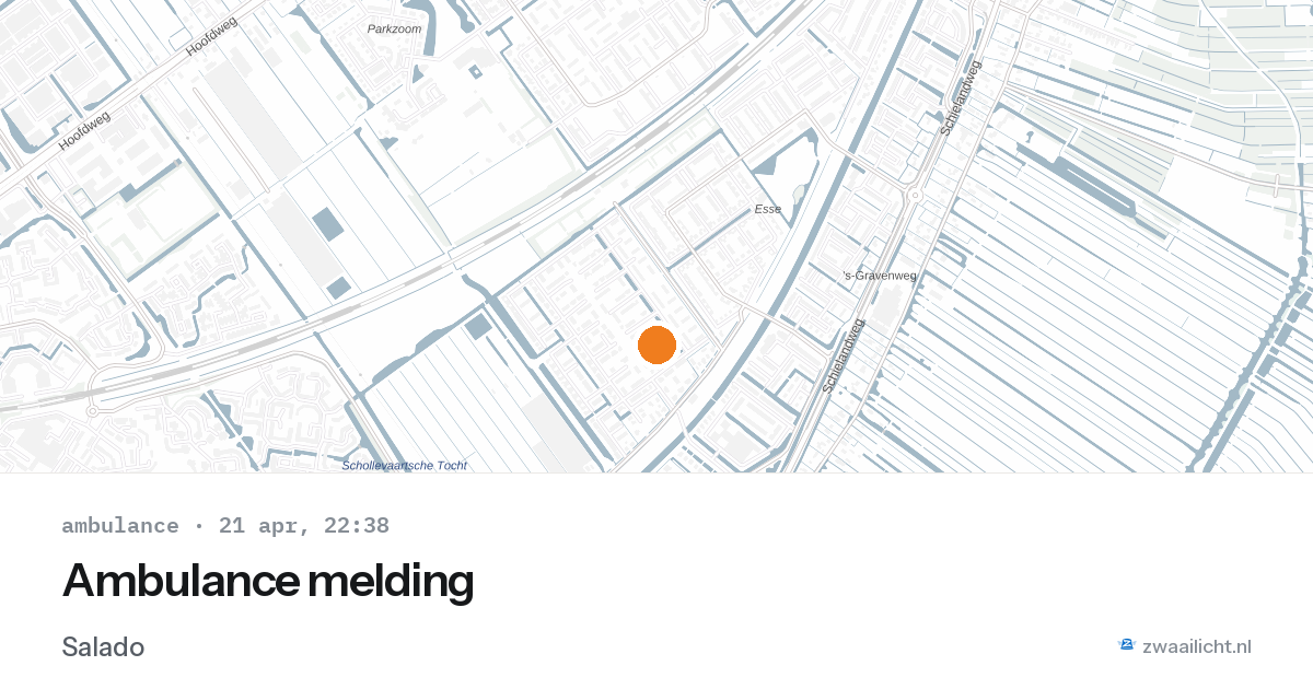 Ambulance melding — 21 apr 2026