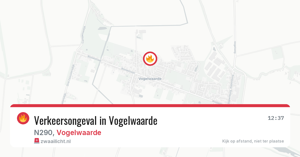 Verkeersongeval in Vogelwaarde — 11 jun 2026