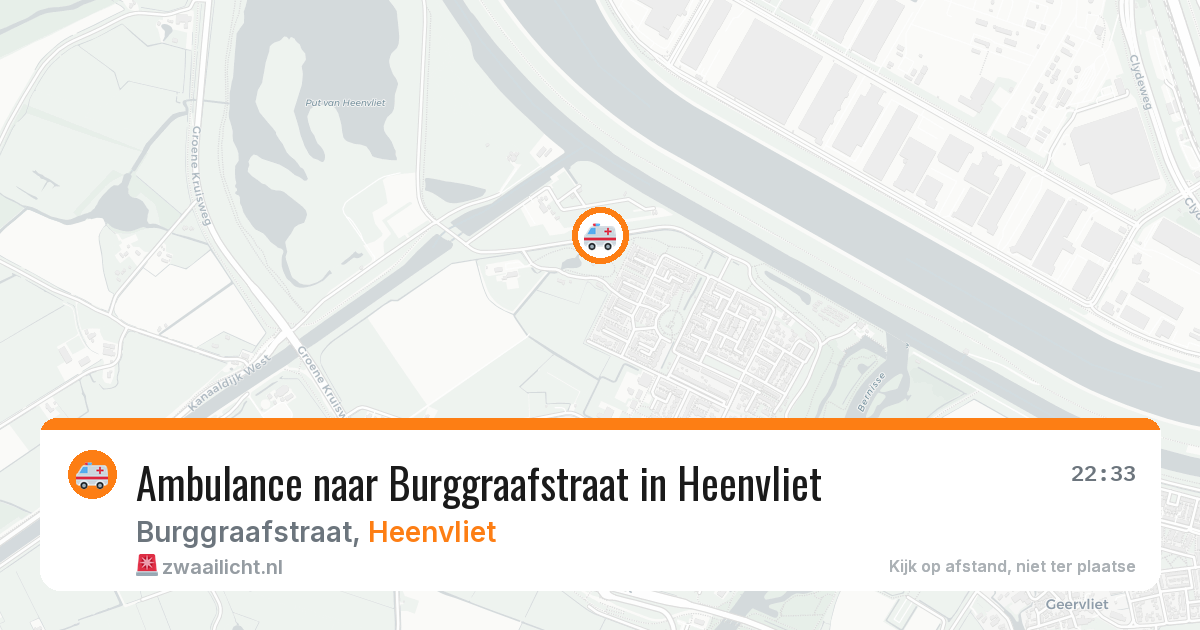 Ambulance naar Burggraafstraat in Heenvliet — 13 jul 2026
