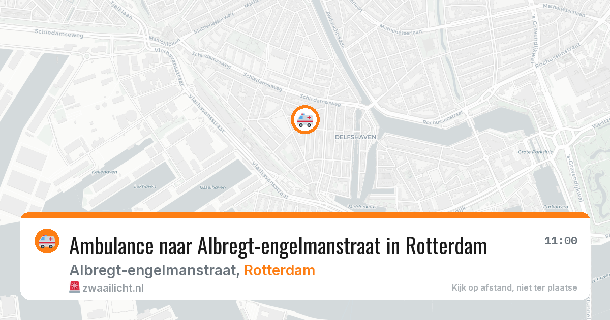 Ambulance naar Albregt-engelmanstraat in Rotterdam — 18 jun 2026