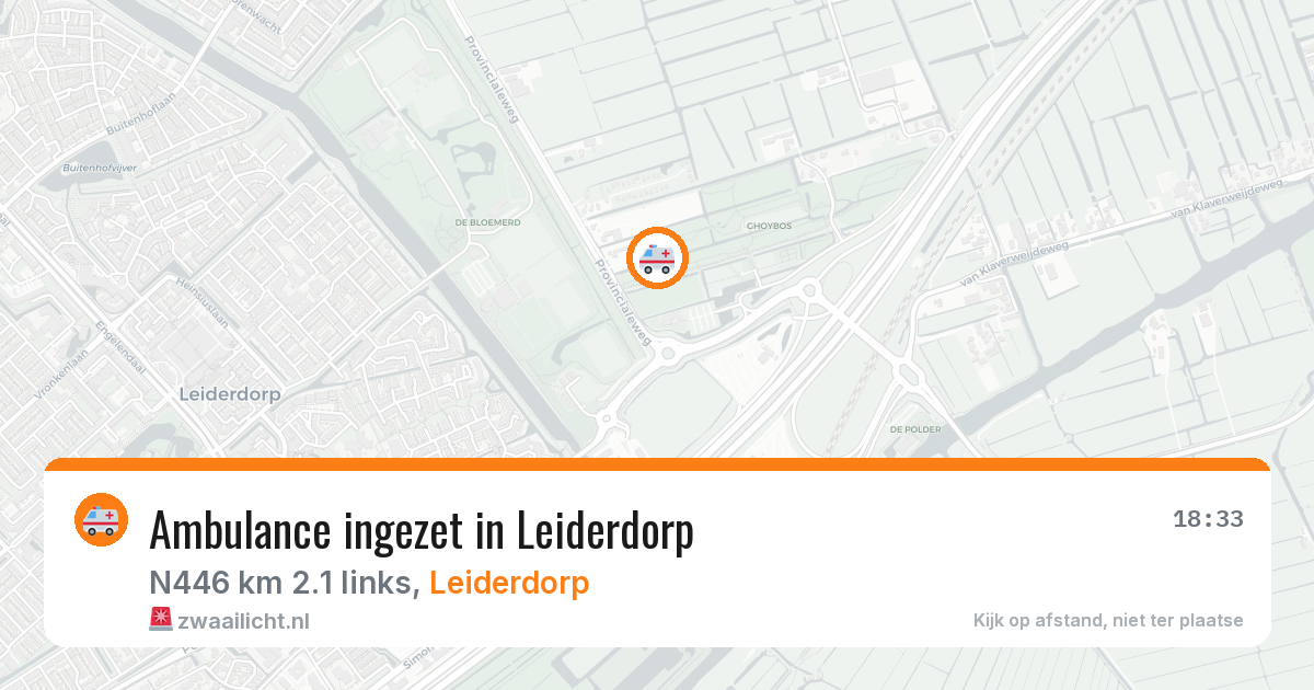 Ambulance ingezet in Leiderdorp — 13 aug 2026