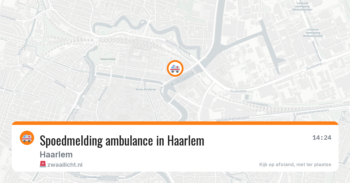 Spoedmelding ambulance in Haarlem — 5 jul 2026