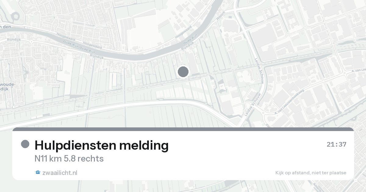 Hulpdiensten melding — 30 jan 2026