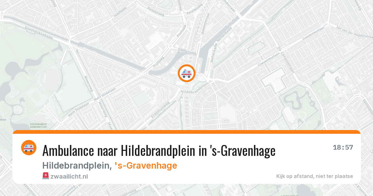 Ambulance naar Hildebrandplein in 's-Gravenhage — 28 mei 2026