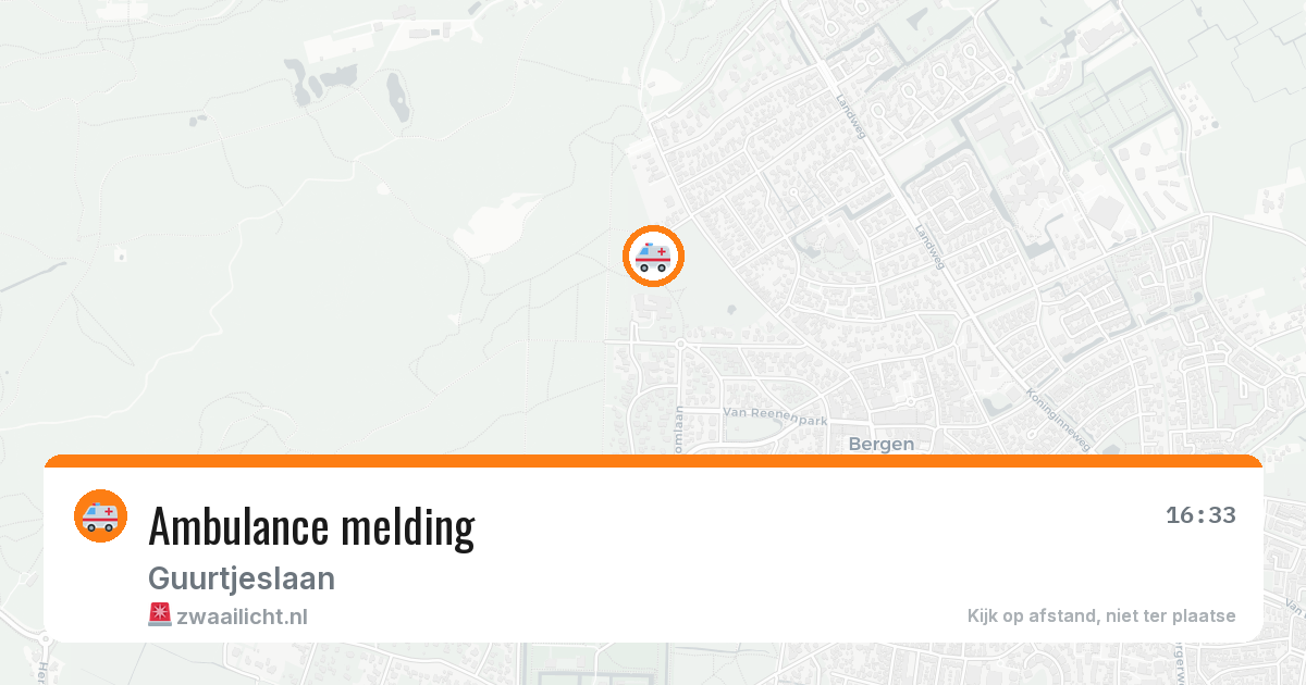 Ambulance melding — 23 jun 2026