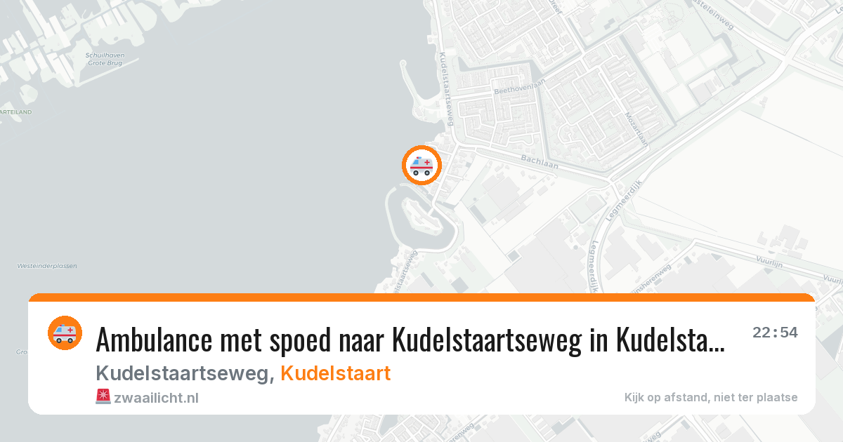 Ambulance met spoed naar Kudelstaartseweg in Kudelstaart — 6 aug 2026