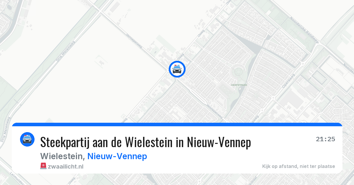 Steekpartij aan de Wielestein in Nieuw-Vennep — 8 mei 2026