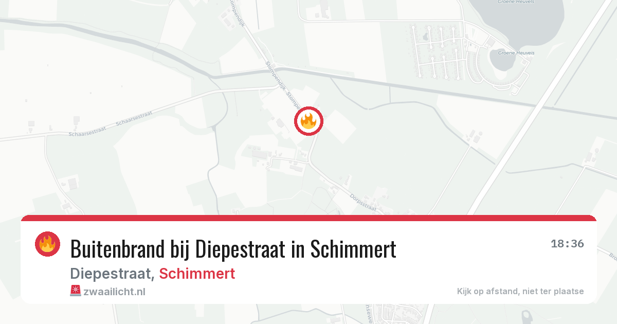 Buitenbrand bij Diepestraat in Schimmert — 24 jun 2026