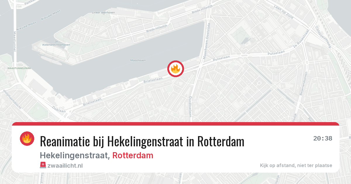 Reanimatie bij Hekelingenstraat in Rotterdam — 14 mei 2026