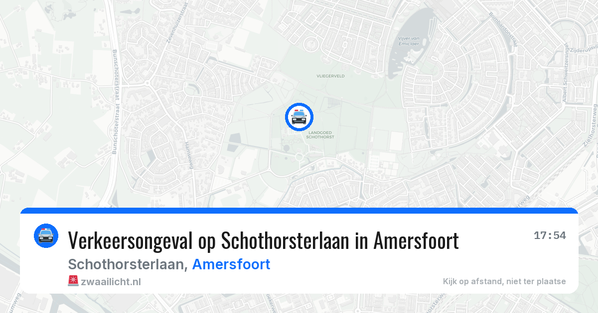 Verkeersongeval op Schothorsterlaan in Amersfoort — 2 apr 2026