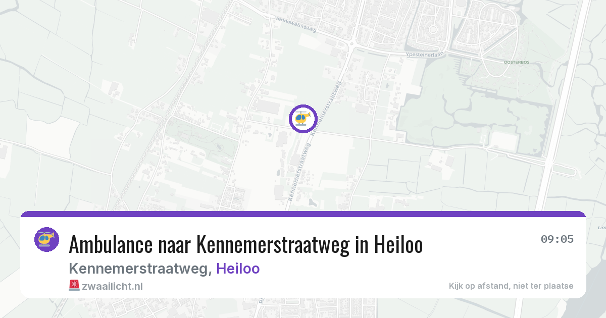 Ambulance naar Kennemerstraatweg in Heiloo — 15 apr 2026