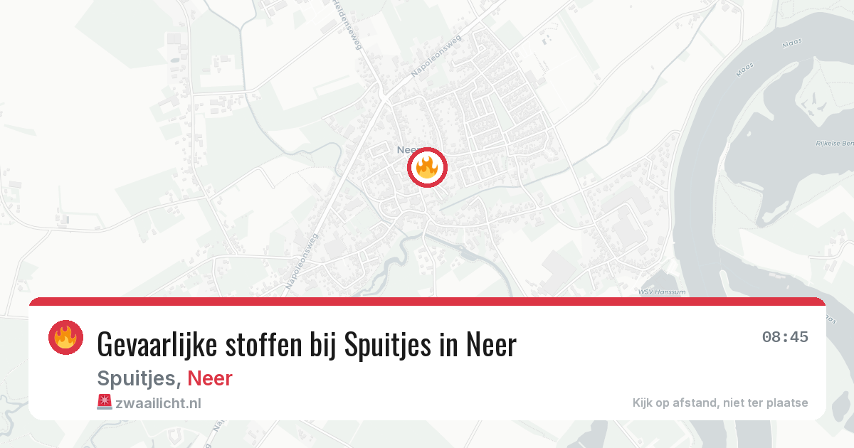Gevaarlijke stoffen bij Spuitjes in Neer — 17 apr 2026