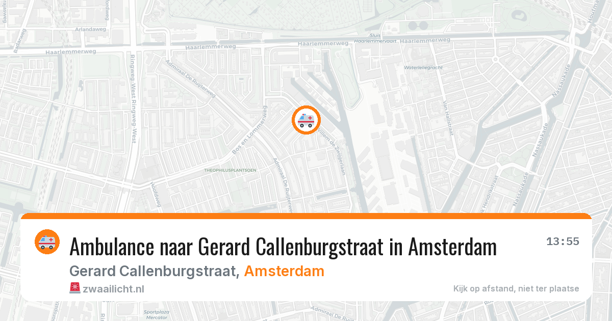 Ambulance naar Gerard Callenburgstraat in Amsterdam — 6 jun 2026