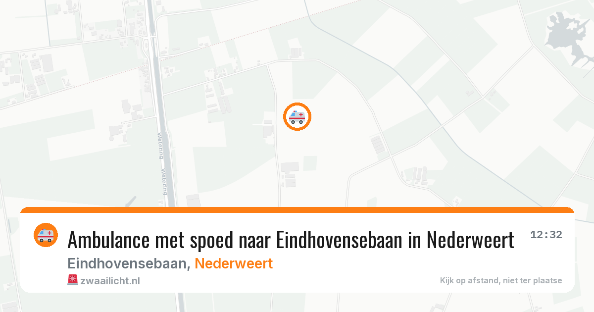 Ambulance met spoed naar Eindhovensebaan in Nederweert — 1 mei 2026