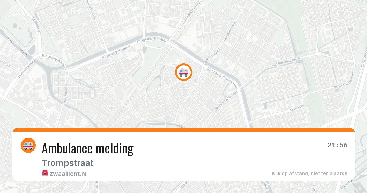 Ambulance melding — 22 mei 2026