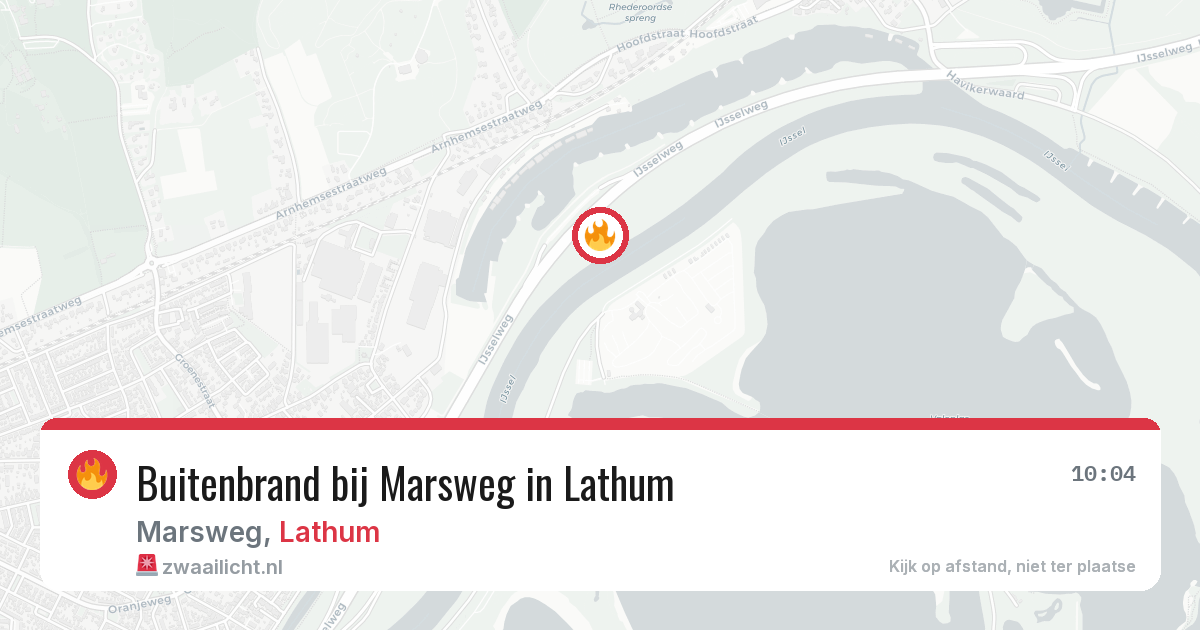 Buitenbrand bij Marsweg in Lathum — 23 mei 2026