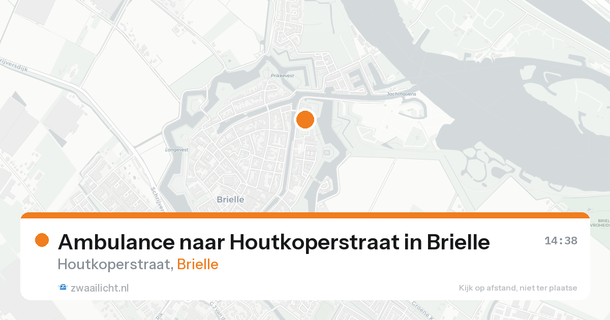 Ambulance naar Houtkoperstraat in Brielle — 27 mei 2026