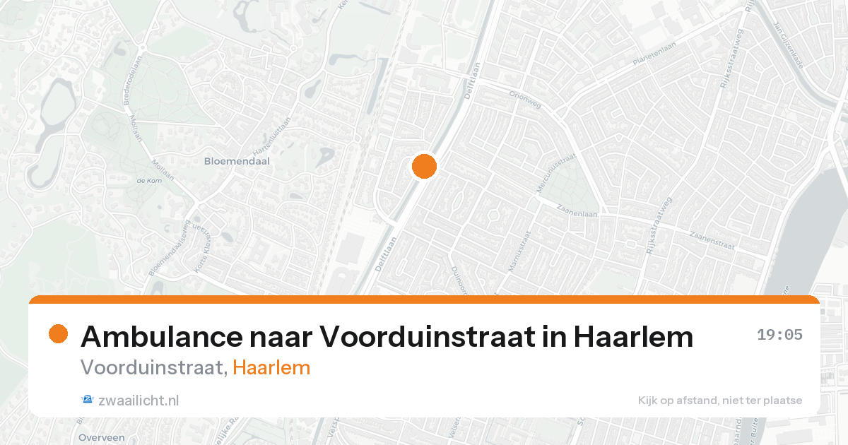 Ambulance naar Voorduinstraat in Haarlem — 31 jan 2026
