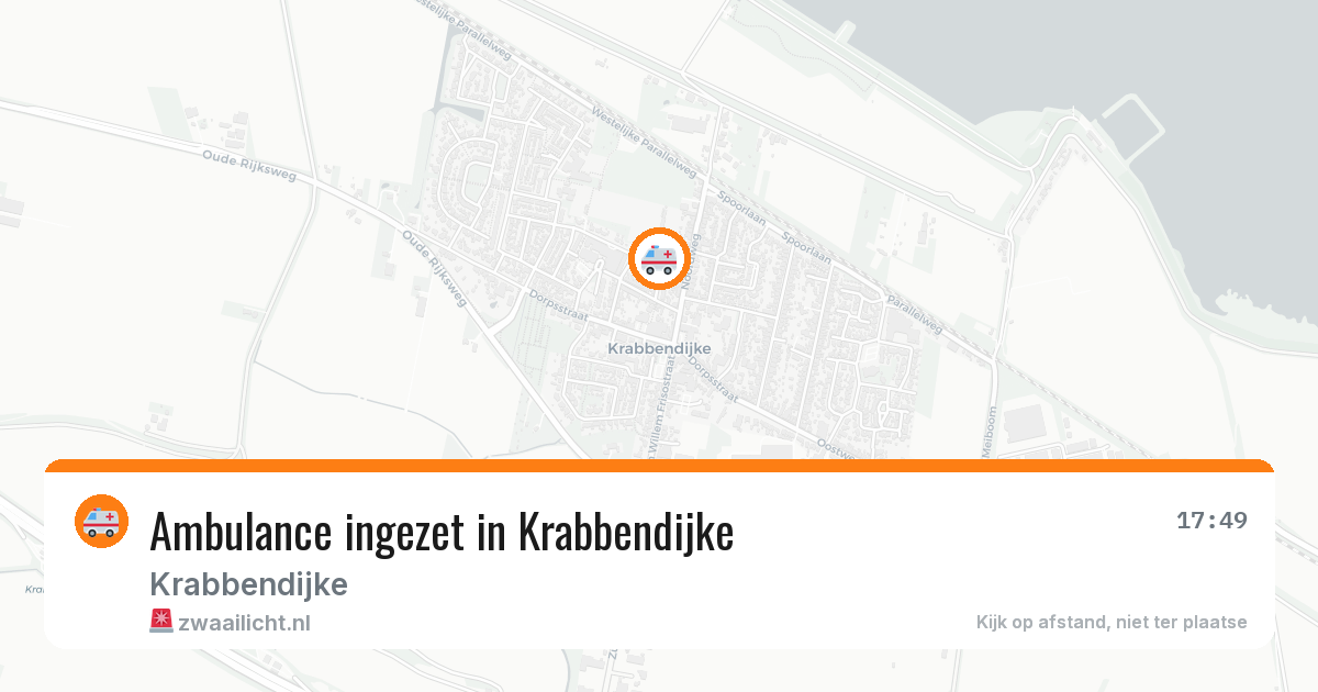 Ambulance ingezet in Krabbendijke — 31 jul 2026