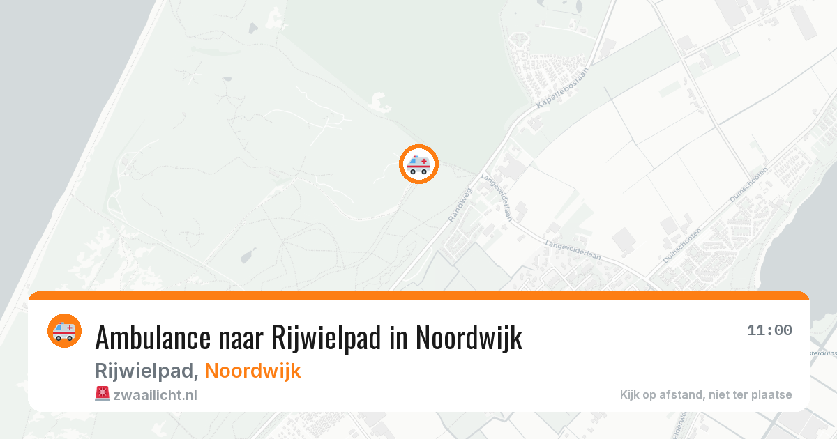 Ambulance naar Rijwielpad in Noordwijk — 7 apr 2026