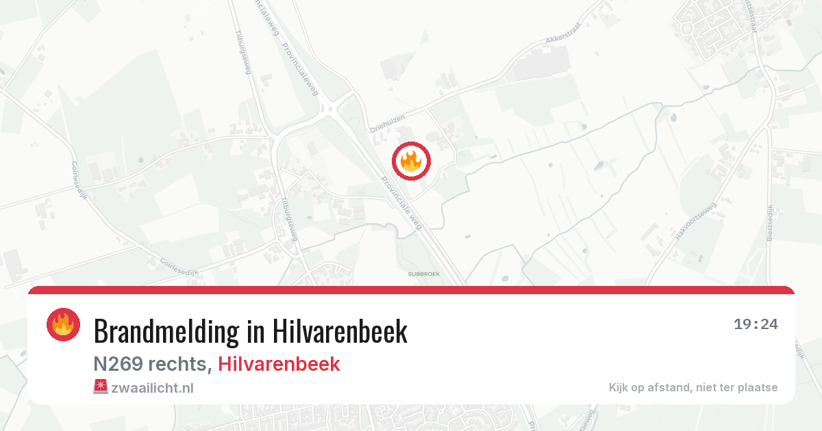 Brandmelding in Hilvarenbeek — 11 aug 2026