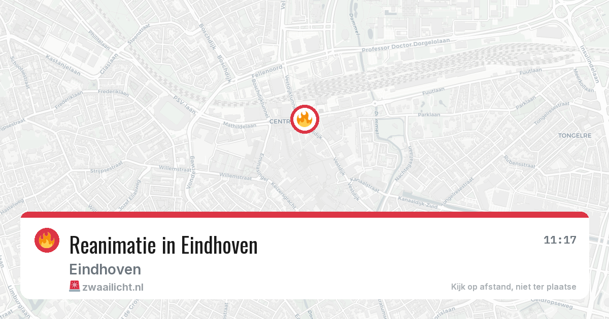 Reanimatie in Eindhoven — 26 apr 2026