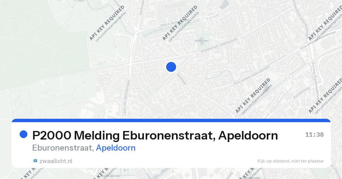 P2000 Melding Eburonenstraat, Apeldoorn — 26 aug 2026